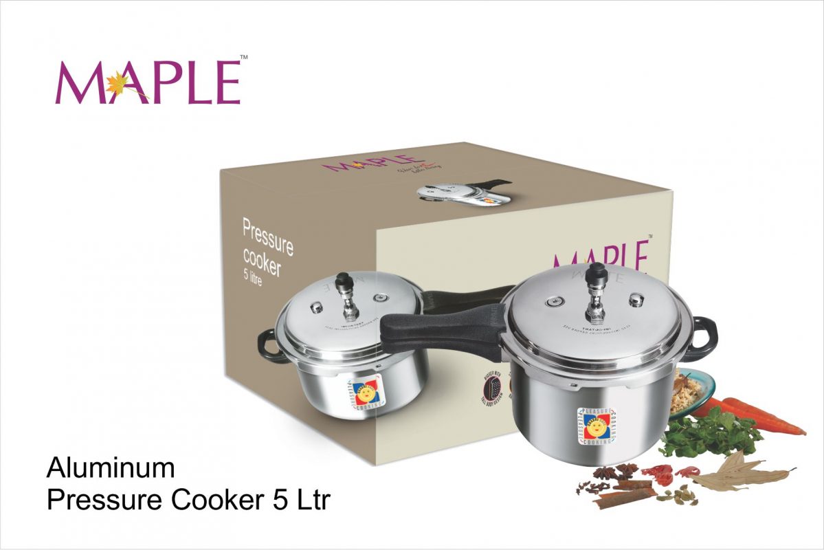 Aluminium Pressure Cooker 3 Ltr – Maple Ideas
